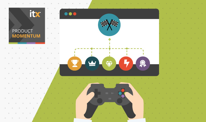 Illustration of web, features, trophies and gaming